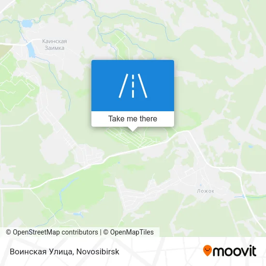 Воинская Улица map