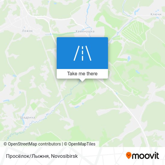 Просёлок/Лыжня map