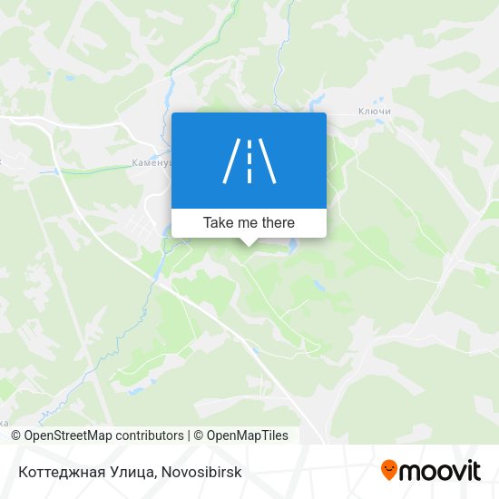 Коттеджная Улица map