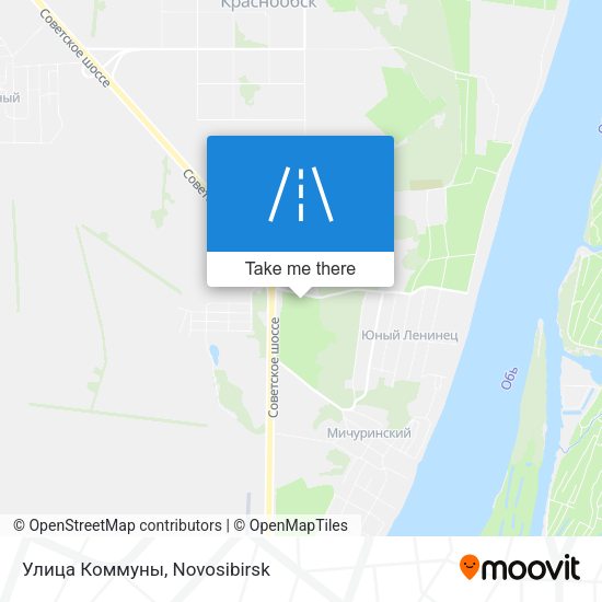Улица Коммуны map