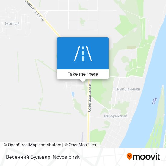 Весенний Бульвар map