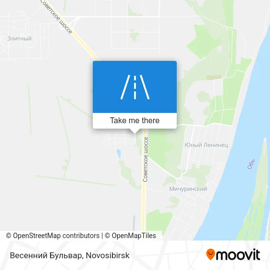 Весенний Бульвар map