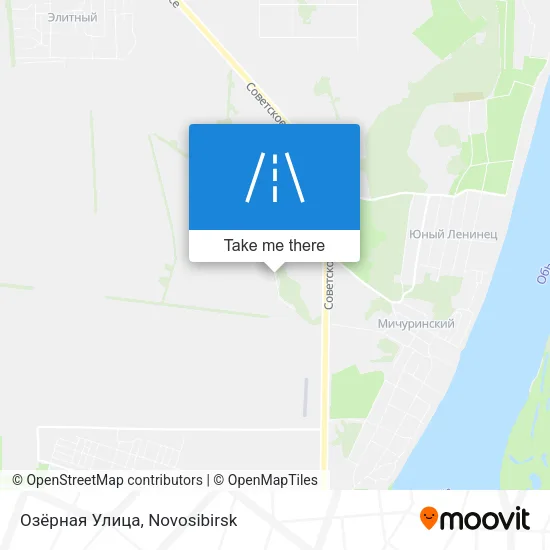 Озёрная Улица map