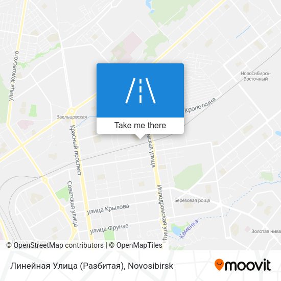 Линейная Улица (Разбитая) map