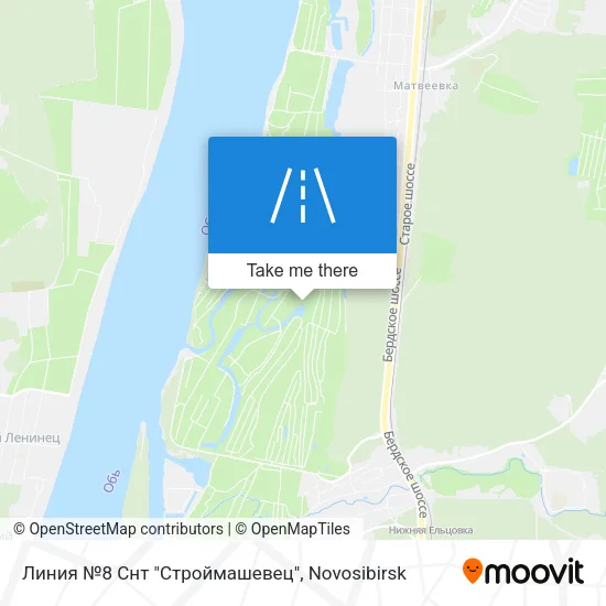 Линия №8 Снт "Строймашевец" map