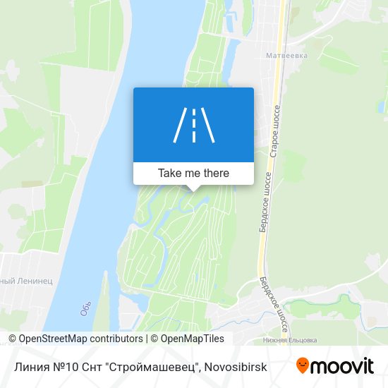 Линия №10 Снт "Строймашевец" map