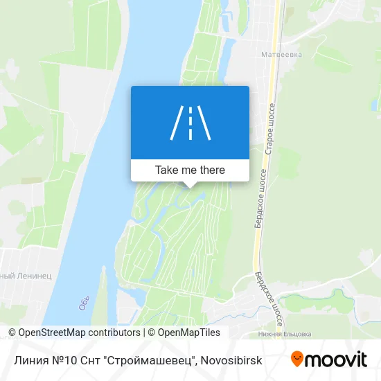 Линия №10 Снт "Строймашевец" map