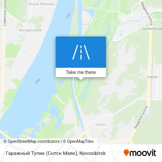 Гаражный Тупик (Снтсн Маяк) map