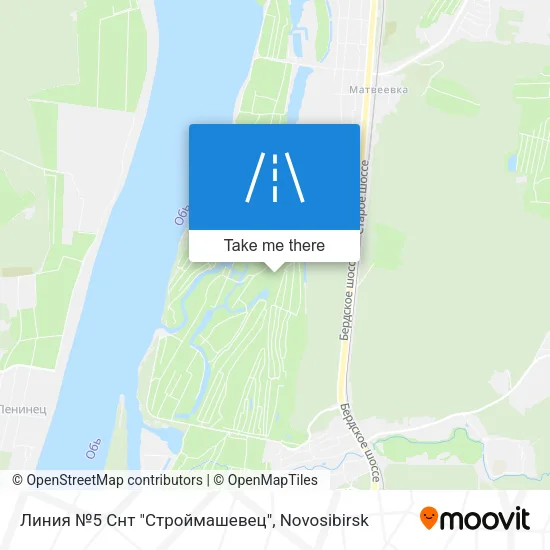 Линия №5 Снт "Строймашевец" map