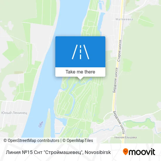 Линия №15 Снт "Строймашевец" map