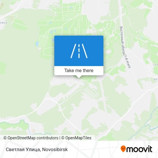 Светлая Улица map