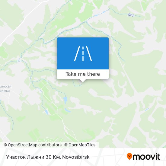 Участок Лыжни 30 Км map