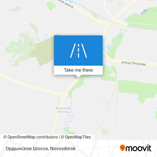 Ордынское Шоссе map