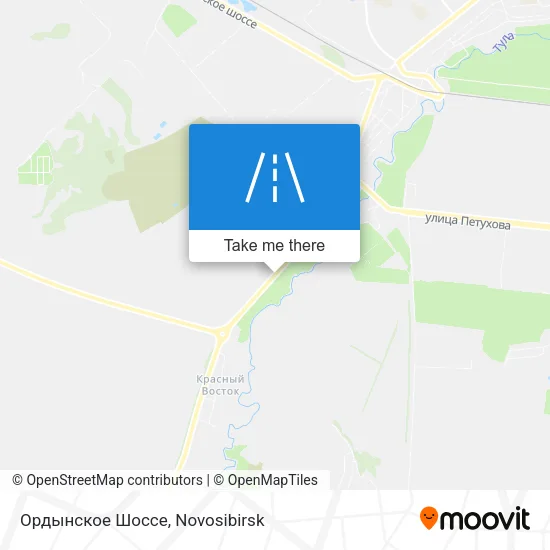 Ордынское Шоссе map