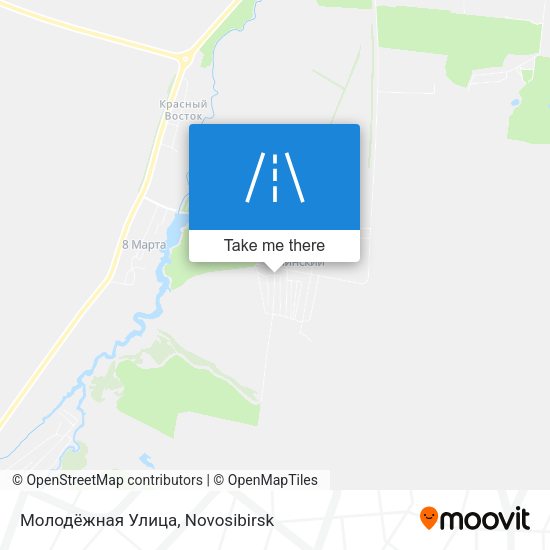 Молодёжная Улица map