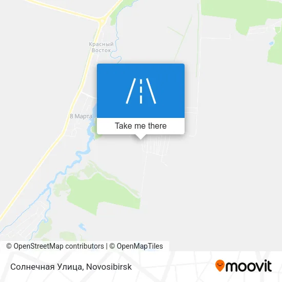 Солнечная Улица map