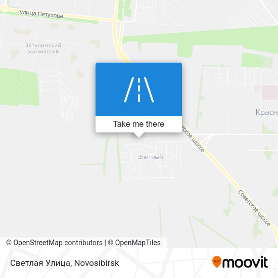 Светлая Улица map