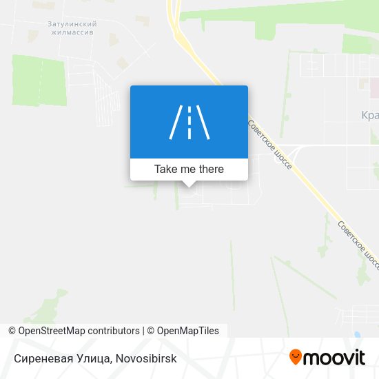 Сиреневая Улица map