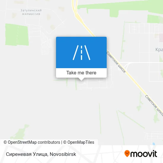 Сиреневая Улица map