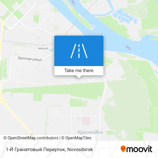 1-Й Гранатовый Переулок map