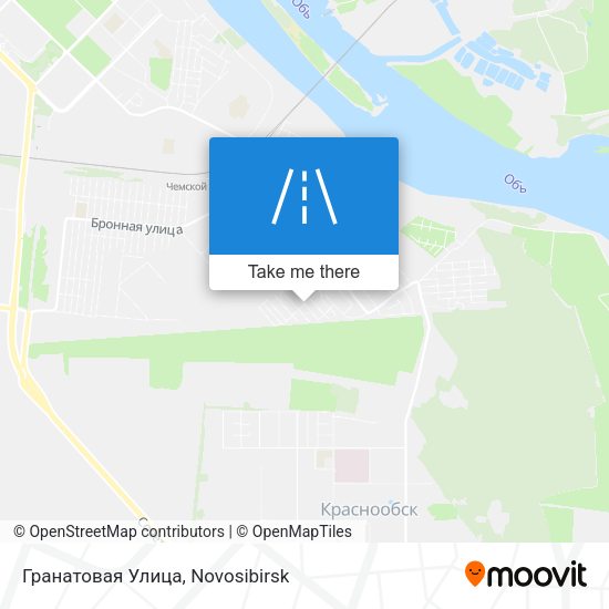 Гранатовая Улица map