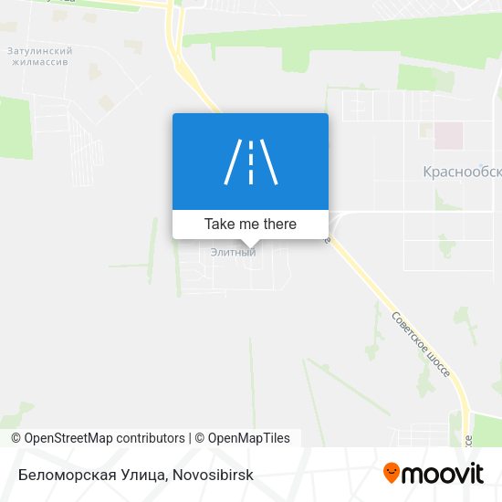 Беломорская Улица map