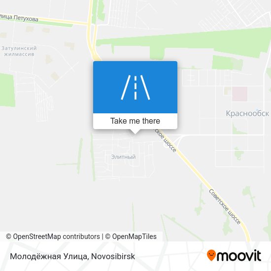 Молодёжная Улица map