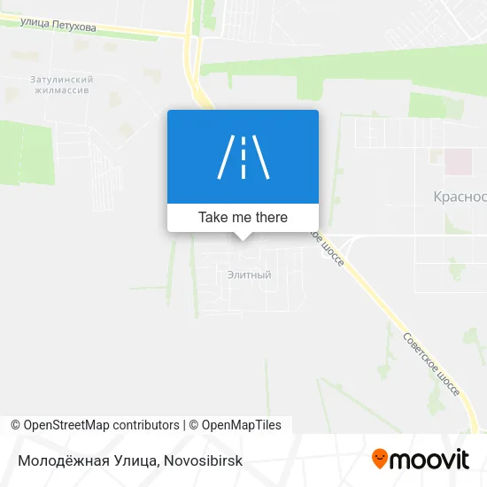 Молодёжная Улица map