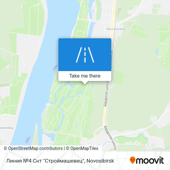 Линия №4 Снт "Строймашевец" map