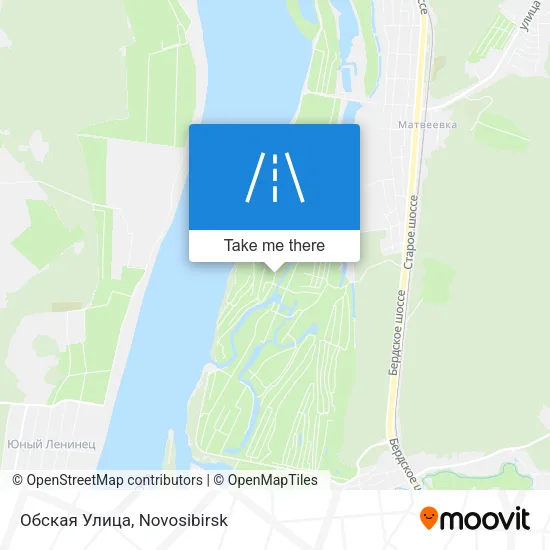 Обская Улица map