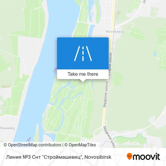Линия №3 Снт "Строймашевец" map