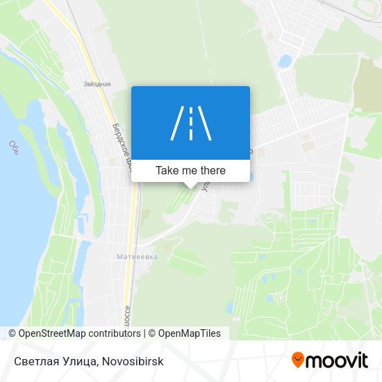 Светлая Улица map