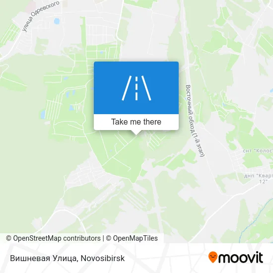 Вишневая Улица map