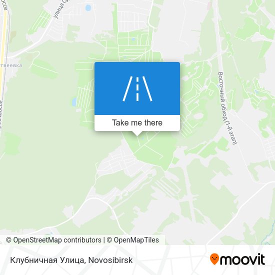 Клубничная Улица map