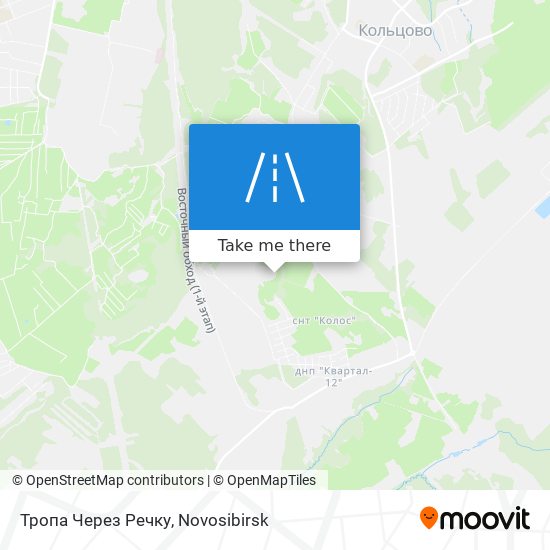 Тропа Через Речку map