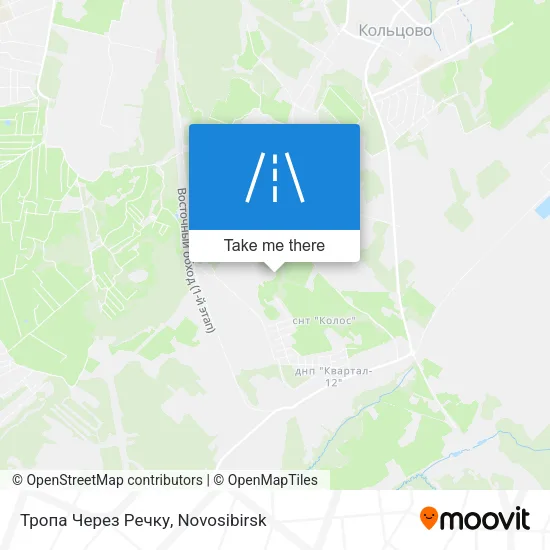 Тропа Через Речку map