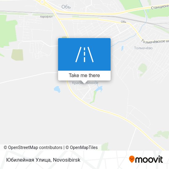 Юбилейная Улица map