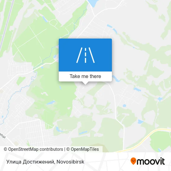 Улица Достижений map