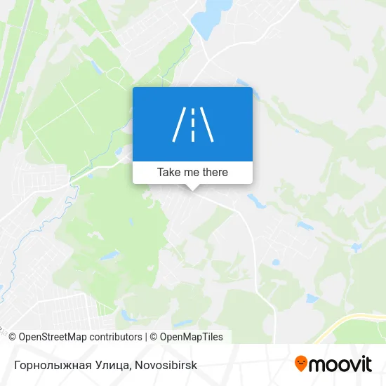 Горнолыжная Улица map