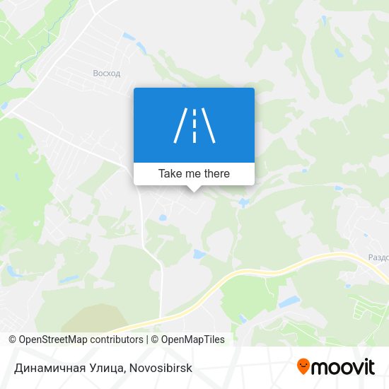 Динамичная Улица map