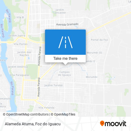 Alameda Atuma map