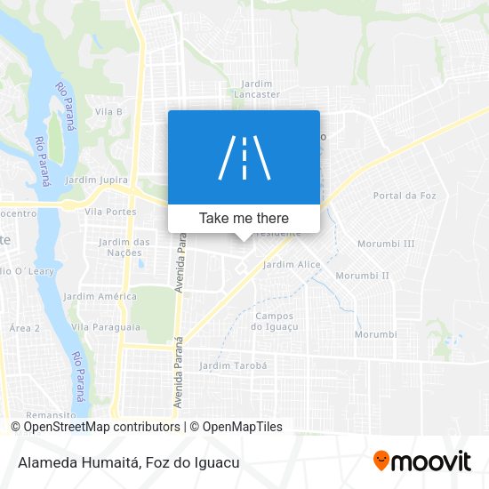Alameda Humaitá map
