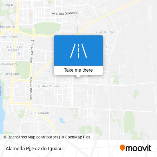 Alameda Pj map