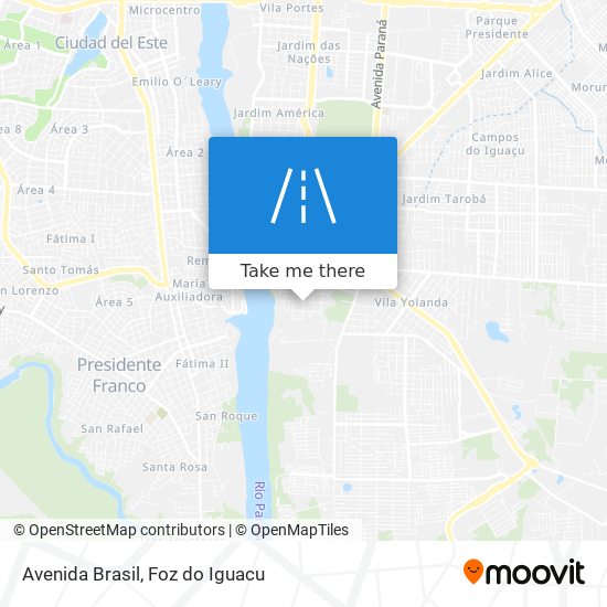 Mapa Avenida Brasil