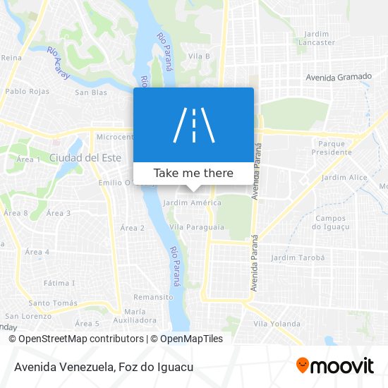 Avenida Venezuela map