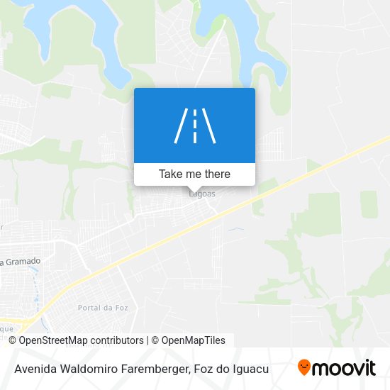 Avenida Waldomiro Faremberger map