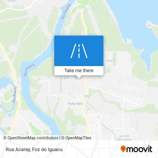 Rua Acaray map