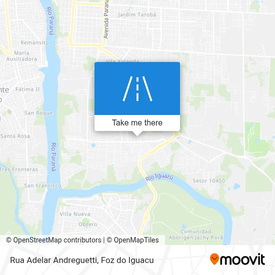 Rua Adelar Andreguetti map