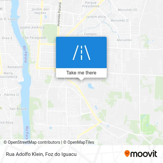 Rua Adolfo Klein map