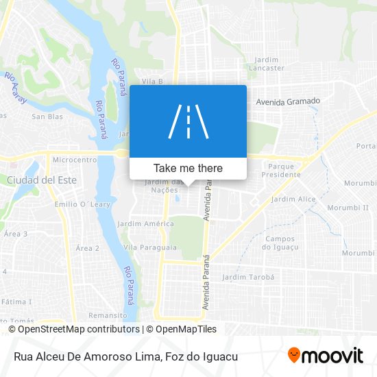 Rua Alceu De Amoroso Lima map